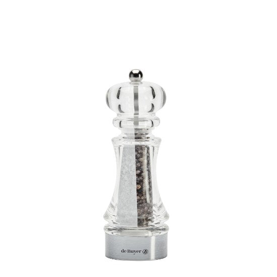 De Buyer - Pepper/salt/spice mill MAMBO 18 cm - Transparent